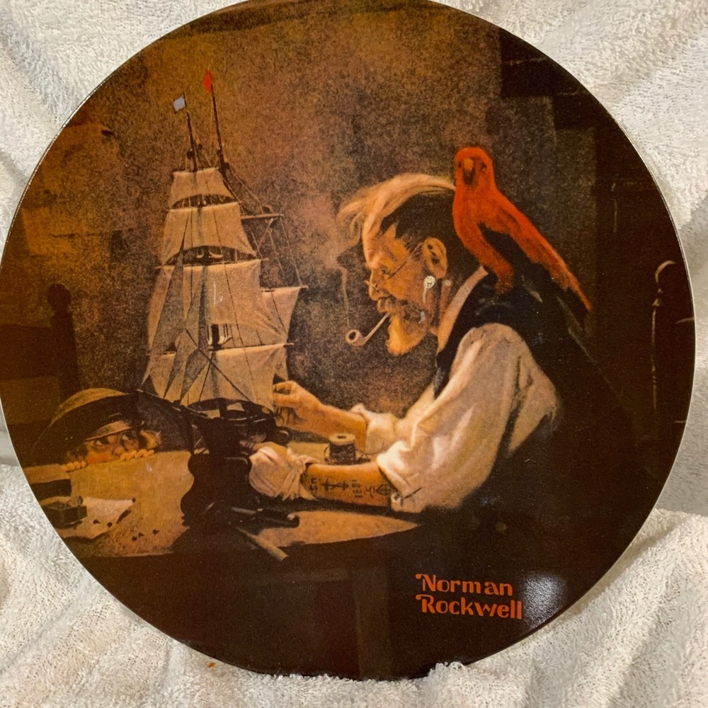 Norman Rockwell “The Ship Builder” Collector Plate